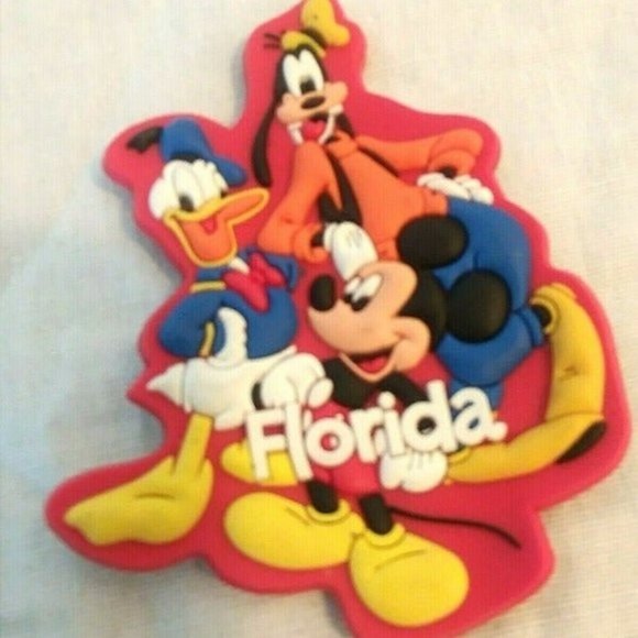 Disney Refrigerator MAGNETS Mickey Goofy Tigger Florida Lot Souvenir Bundle 3-D - Picture 2 of 12
